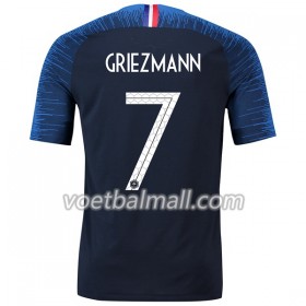 Goedkope Frankrijk Griezmann 7 Thuisshirt WK voetbal 2018